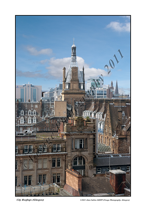 Professional photographer in Glasgow, Fine Art Photographers in Glasgow,Rooftops